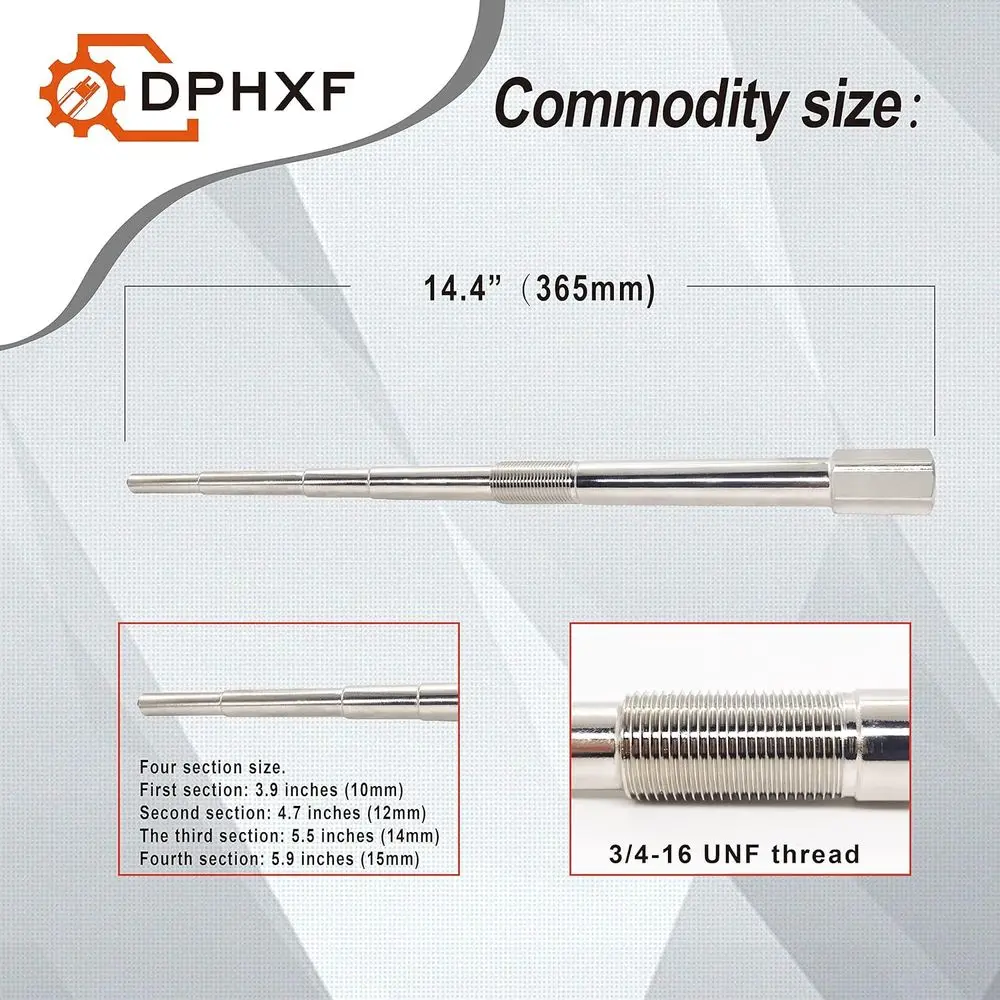 Hardened Primary & Secondary Clutch Puller Tool kit. Contains 7 Different Models And Sizes of Clutch Puller Tools. Suitable for