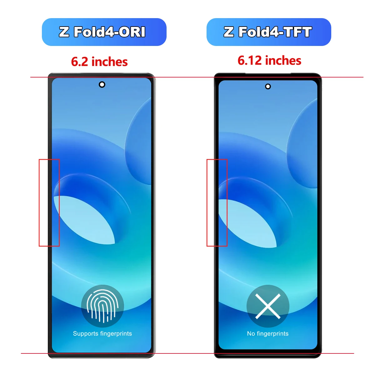 For Samsung Z Fold 4 LCD Display Replacement