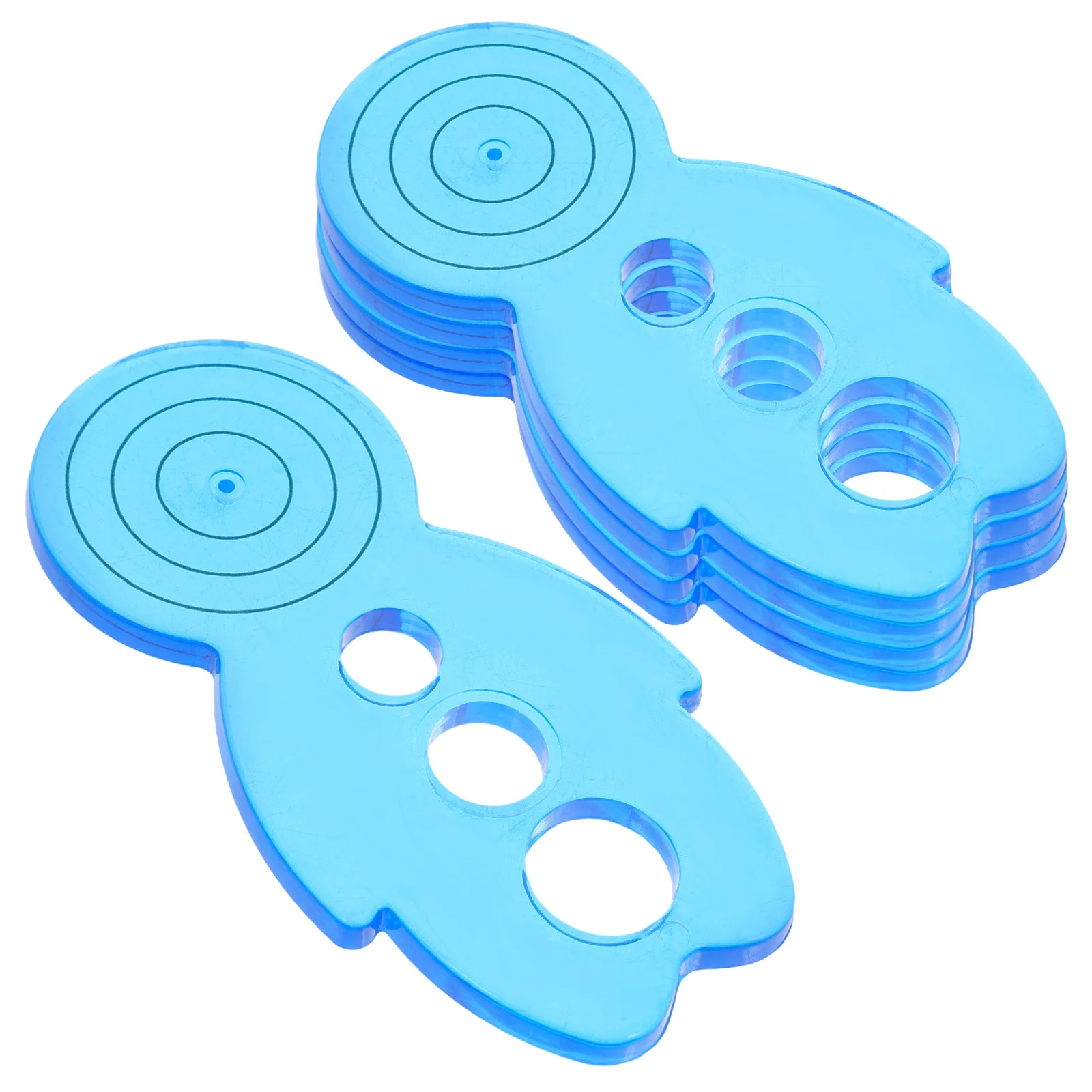 5 Pcs Quilling Comb Tool Roll Paper Tray Rolling Shape Curling Quilled Blue Origami Holder