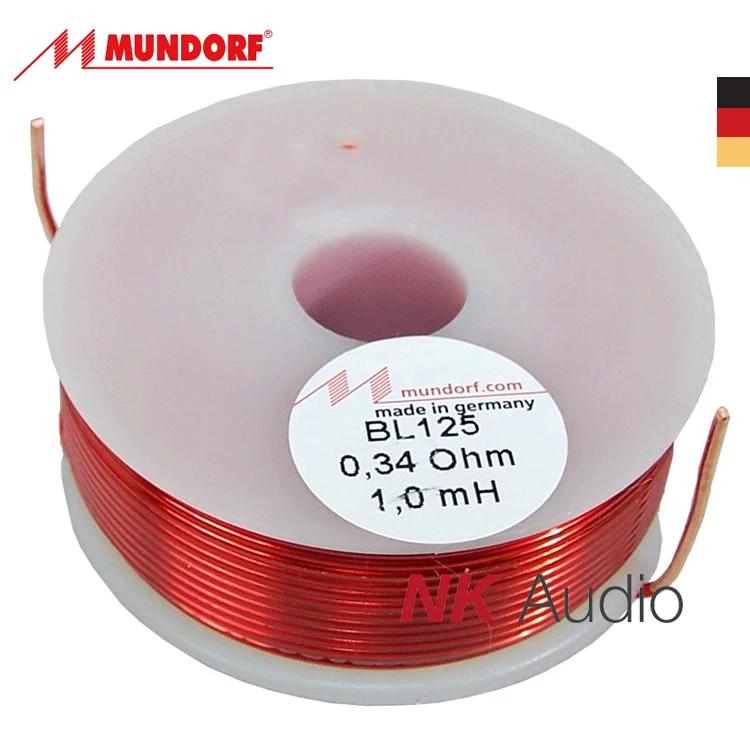 2pcs/lot Mundorf MCoil AirCore · Copper Wire 1.25mm series Air core divider inductor 99.997% free shipping