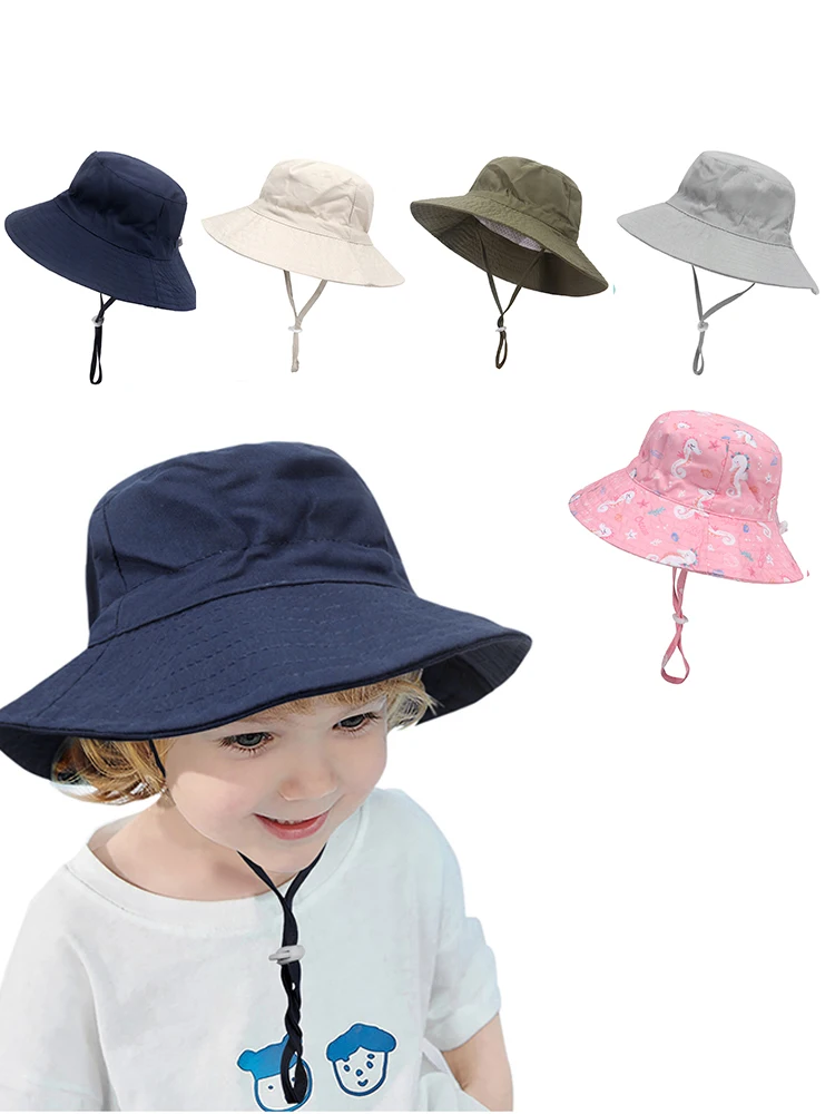 Polyester Material Sunscreen Hat Fashion and Trendy Outdoor Outing Street Shade Hat for Children