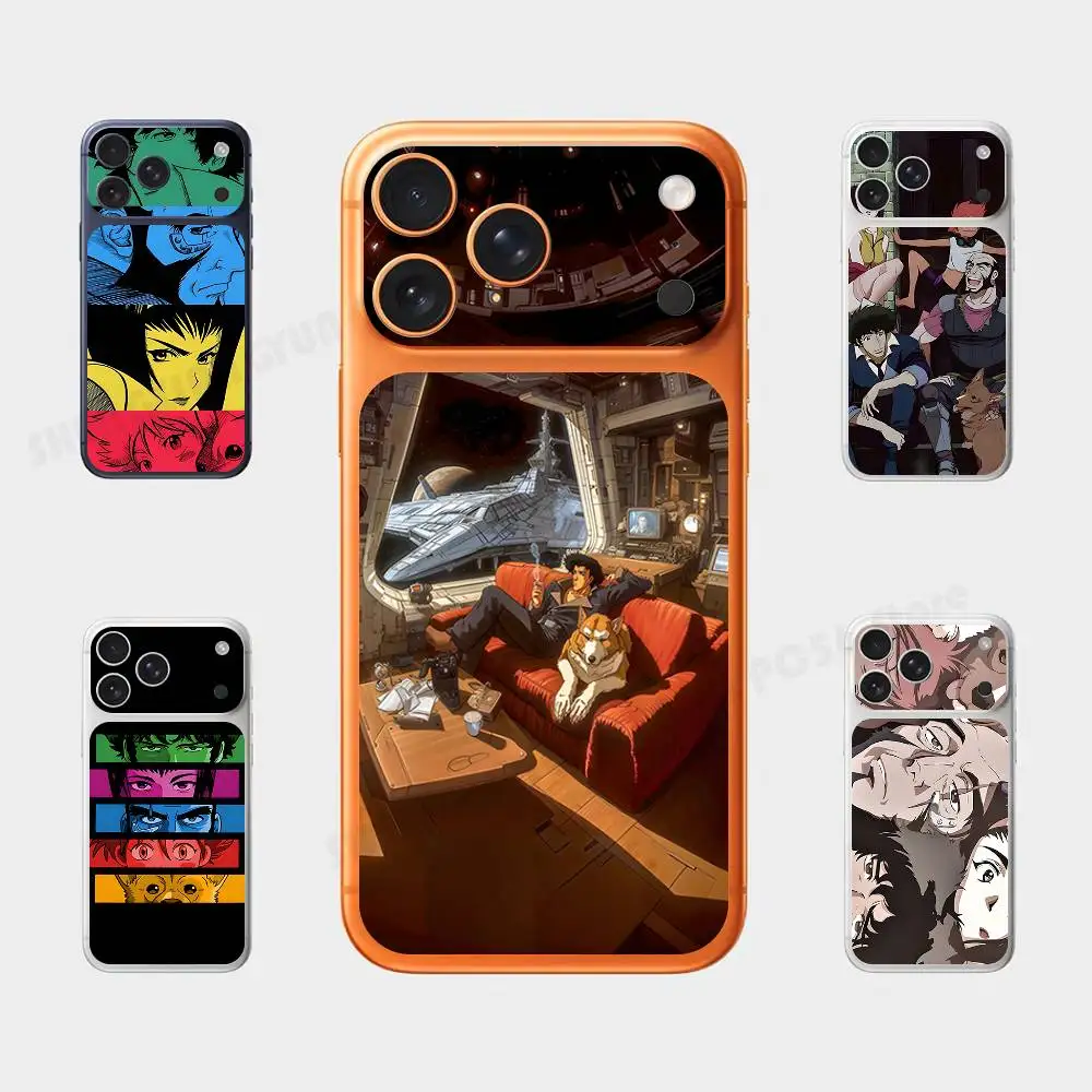 

C-Cowboy Spike B-Bebop For Iphone 17 Pro ProMax Back Protective Decorative Sticker Back Cover