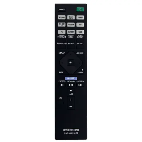 Compatible avec le récepteur AV Sony STR-DH770 STRDH770, télécommande RMT-AA231U, pièces de rechange de remplacement