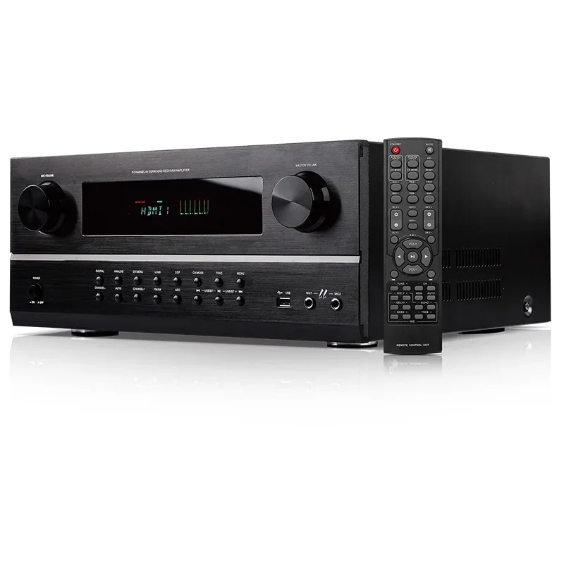 

480W AM FM 4 Ohm Eq Bt 5.1ch Home Theatre System Power Amplifier Usb Home 220v 110v Home Theater Amplifiers Studio Ktv