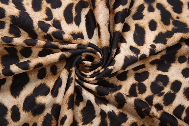 Weird Puss Spitzen-Patchwork-Kleid für Damen, Leopardenmuster, rückenfrei, Neckholder, Bandagen, ärmellos, sexy, für Partys, Streetwear, Maxi, figurbetont – Detail 11