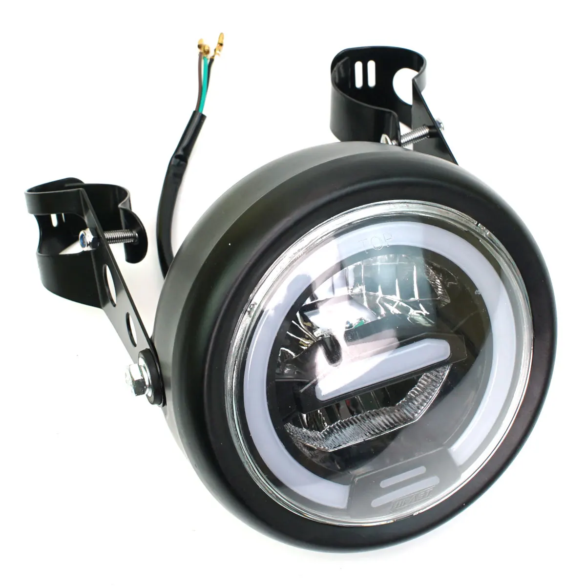 6.5 inch Motorcycle Led Headlight Retro Round Head Light Daytime Lamp for Harley Sportster Cafe Racer Bobber Honda Yamaha Suzuki