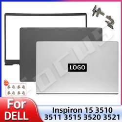 New Case For DeLL Inspiron 15 3510 3511 3515 3520 3521 LCD Back Cover Front Bezel Hinges Housing Rear Lid TOP Back Cover