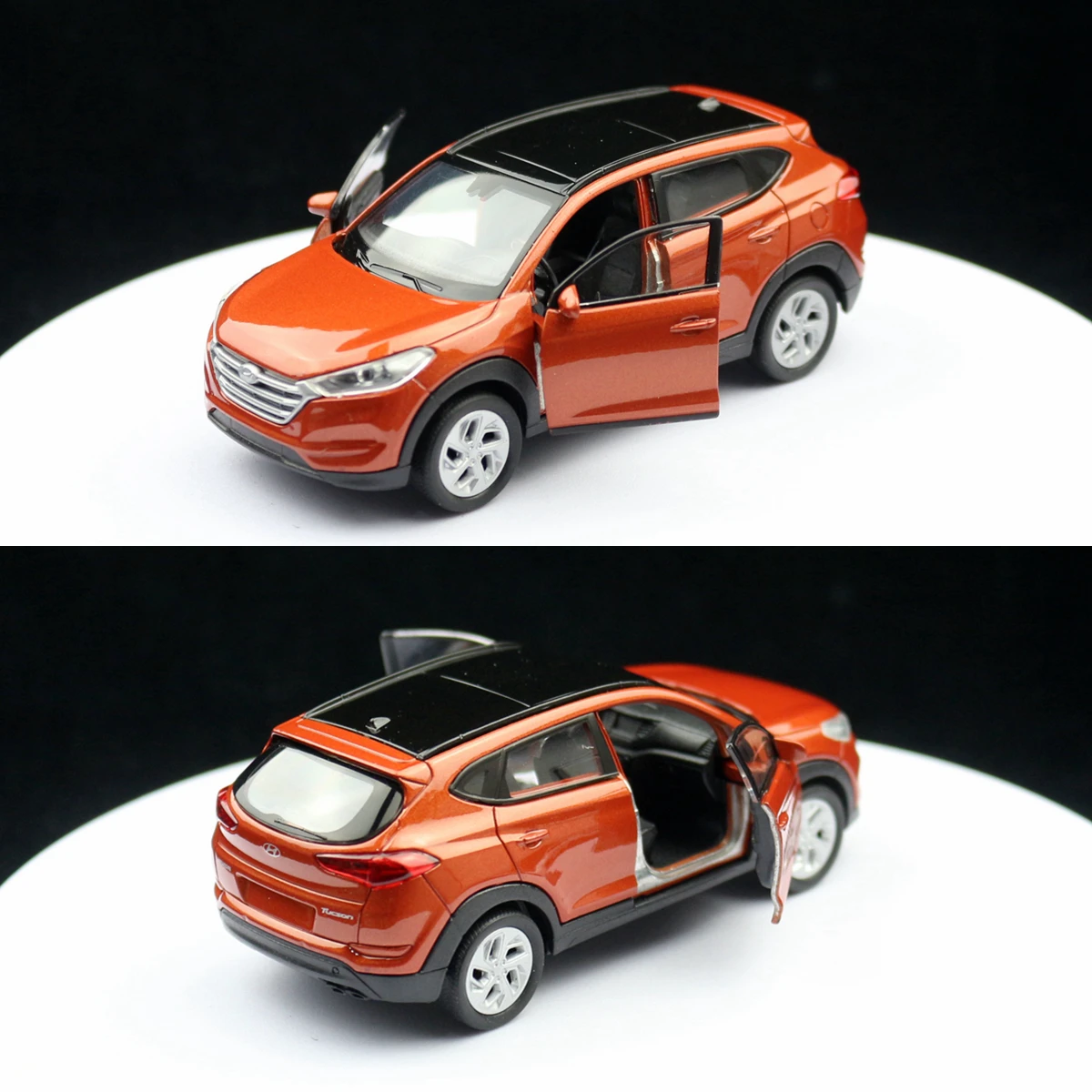 1/36 Hyundai Tucson SUV Spielzeugauto Modell Welly Diecast Legierung Fahrzeug Miniatur Zurückziehen Sammlung Geschenk Für Kinder Jungen Kind