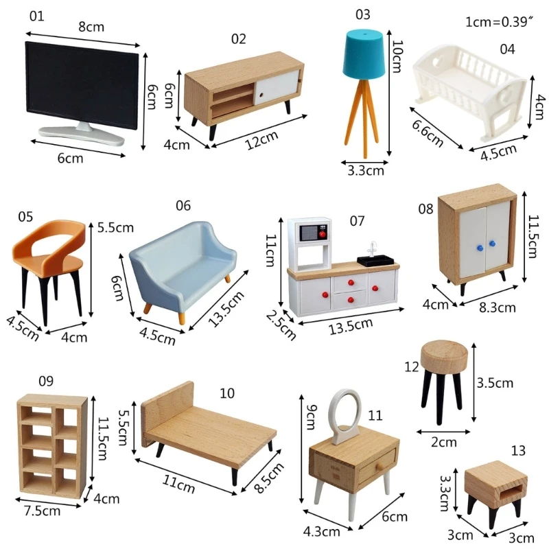 Meubles décoratifs pour desserts, jouet Miniature pour filles, cadeau pâques, jouet simulation, nouvelle collection