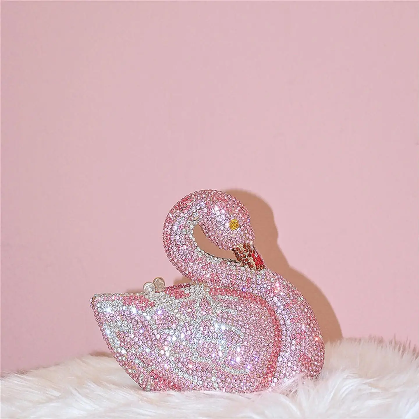 

Ele Creative Dry iny Diamond Embedded Clutch Bag for Dinner Unique Design Crossbody Bag Casual Sle Fem Handbag