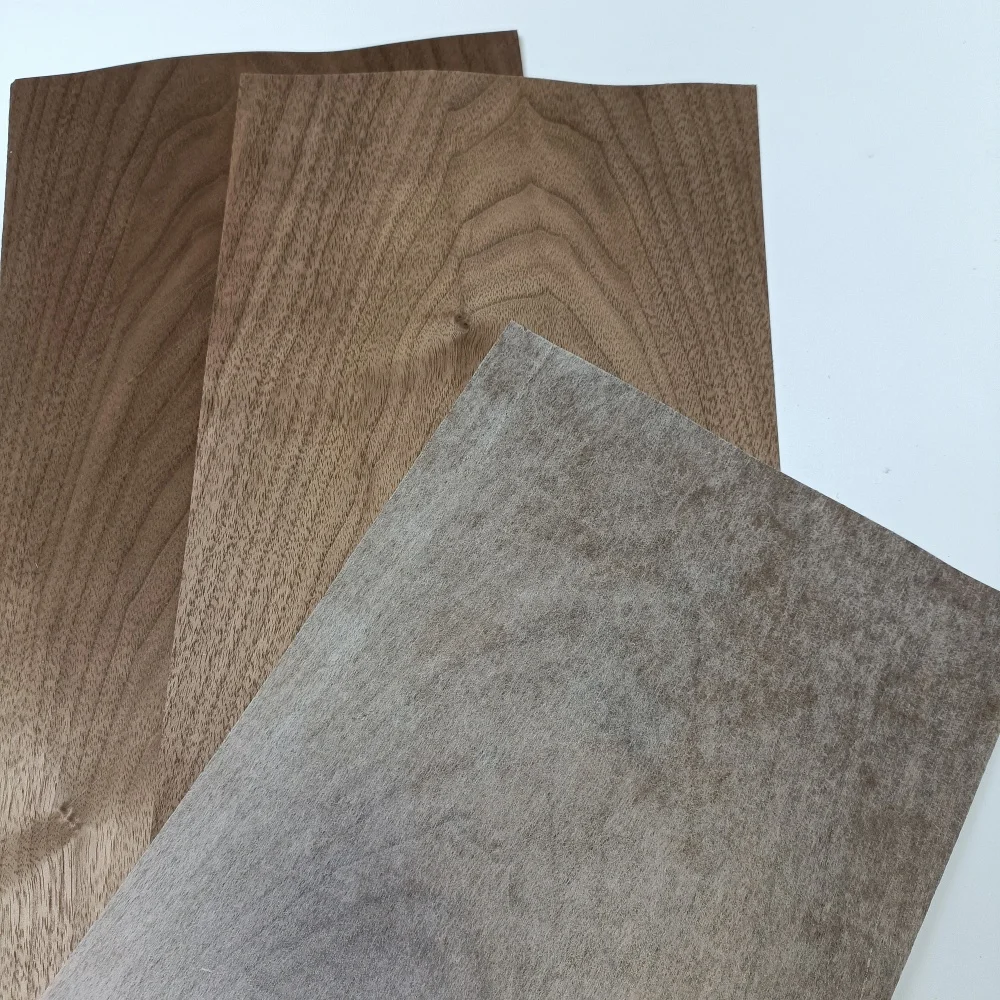 1/48'' Thick,30cm×20cm Black Walnut Wood Veneer Chip,3 PCS/Pack,DIY for Handmade,Craft,Parquet Inlay,Marquetry,Engraved Prints