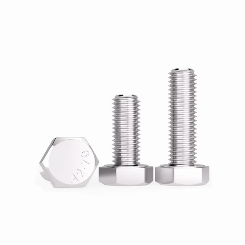 

10-20P M4 M5 M6 Stainless Steel Hexagonal Screws Outer Hex Bolt DIN933 Bolts For Electrical Machine Equipment Wheel Construction
