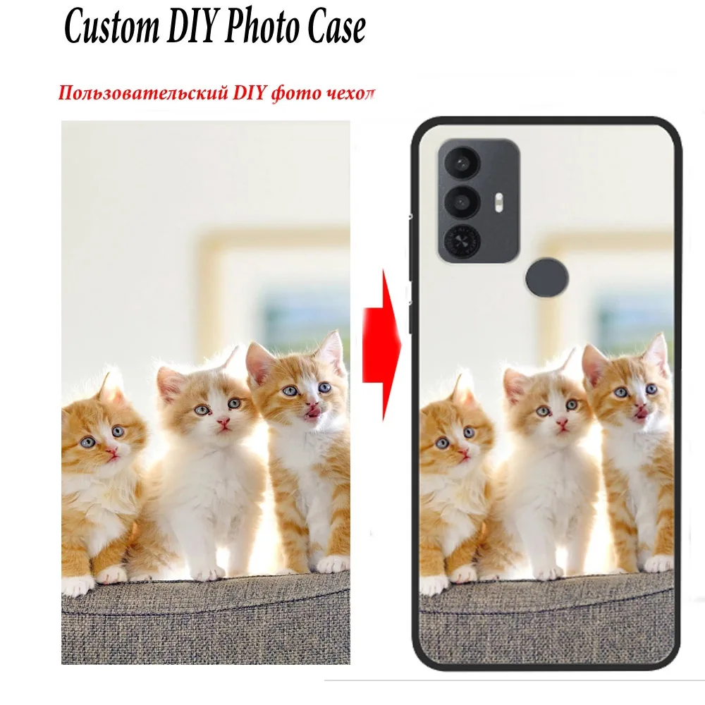 Customized Phone Cases For TCL 30 SE 305 30E Silicone Cover For TCL 40 SE 40R 405 406 406s Case DIY Photo Picture Image Design