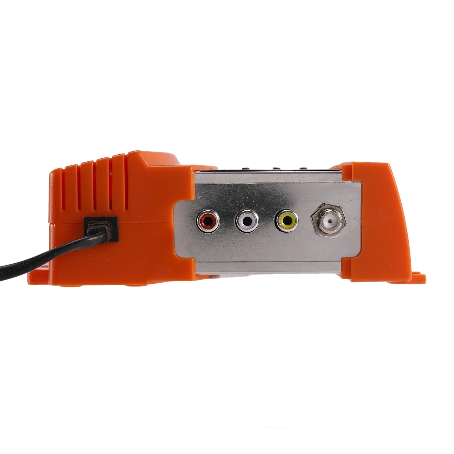 Delicate Texture-M69 Professional Digital VHF UHF RF Modulator AV To RF Avto TV Converter Adapter(Orange EU Plug)