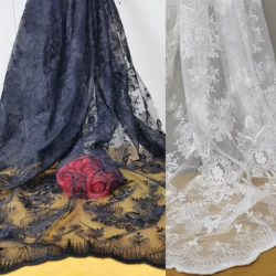 Goth Lolita Lace Fabric Water Milk Silk Wedding Dress Underwear Fabric DIY Couture Accessories Hand Sewing Lace Accessories