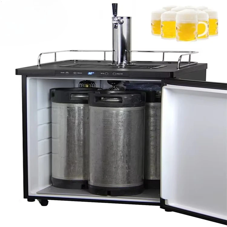 

Portable electric beer keg refrigerator dispenser