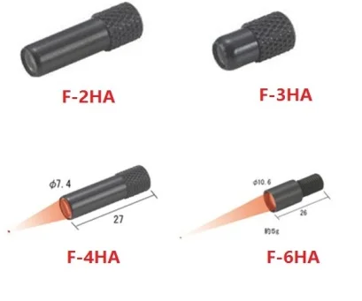 Imagem -02 - Lente de Fibra Keyence F2ha F3ha F4ha F5ha F6ha Fibra de Vidro de Foco Lupa