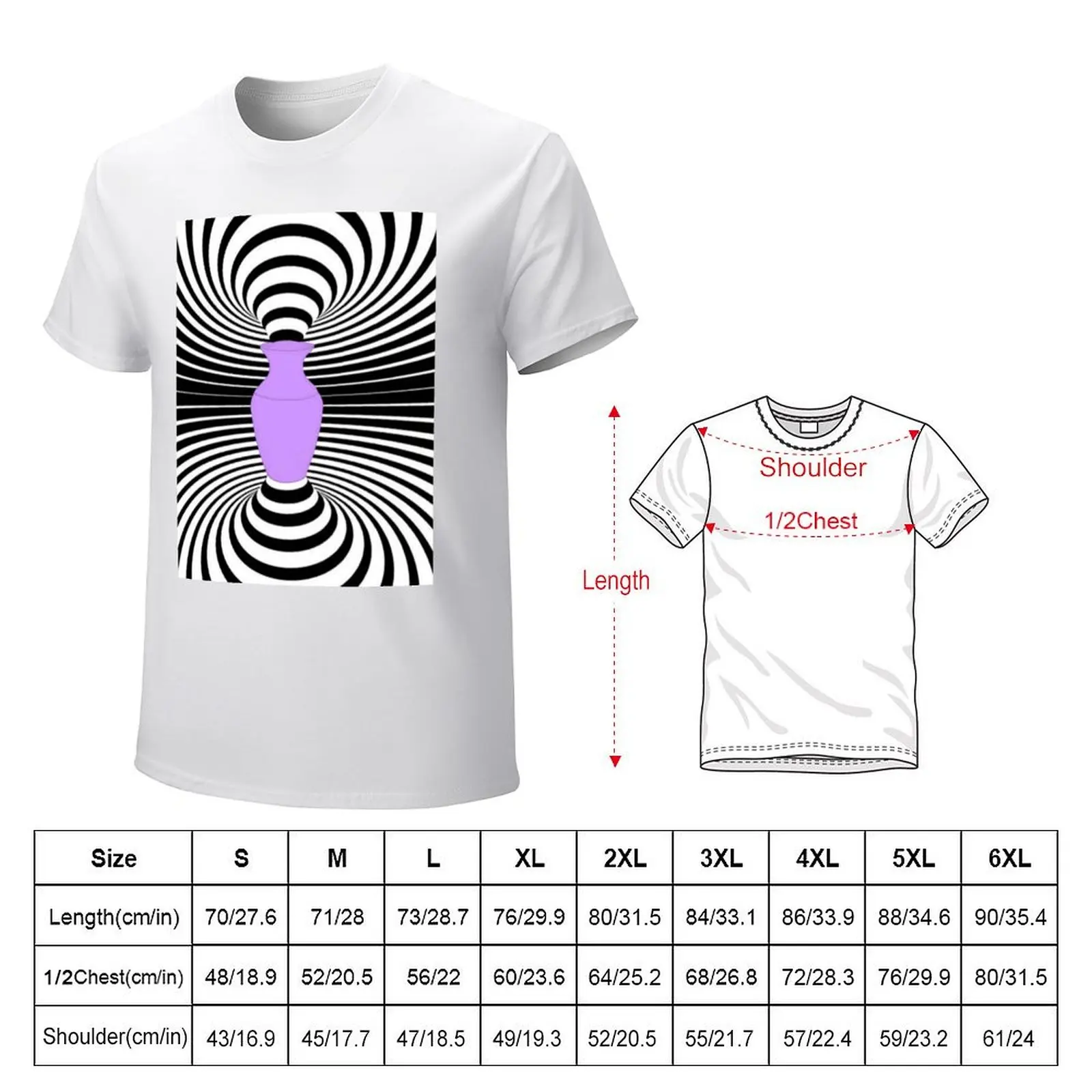 Pottery Hallucination T-Shirt summer top Short sleeve tee plus sizes mens t shirts