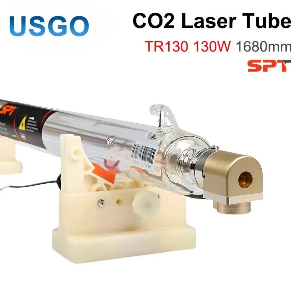 USGO SPT TR130 130-150W Co2 Laser Tube Length 1680mm Dia 80mm For CO2 laser engraving and cutting machines