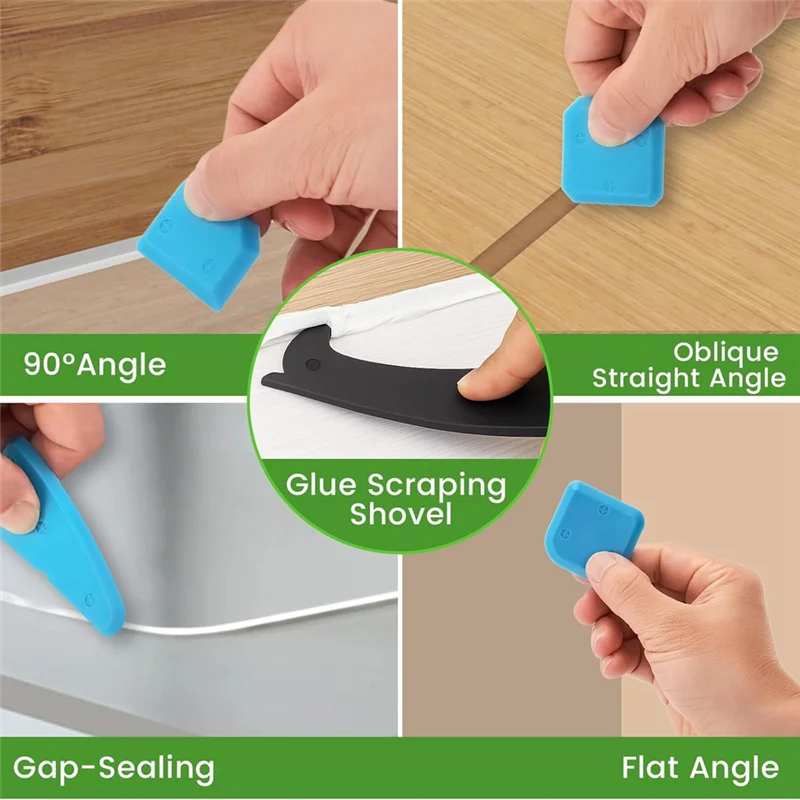 A04G-For Caulking Tool Set With Caulk Gun Kit& Remover Tool- Putty Knife Included For Efficient Shower& Bathroom Use