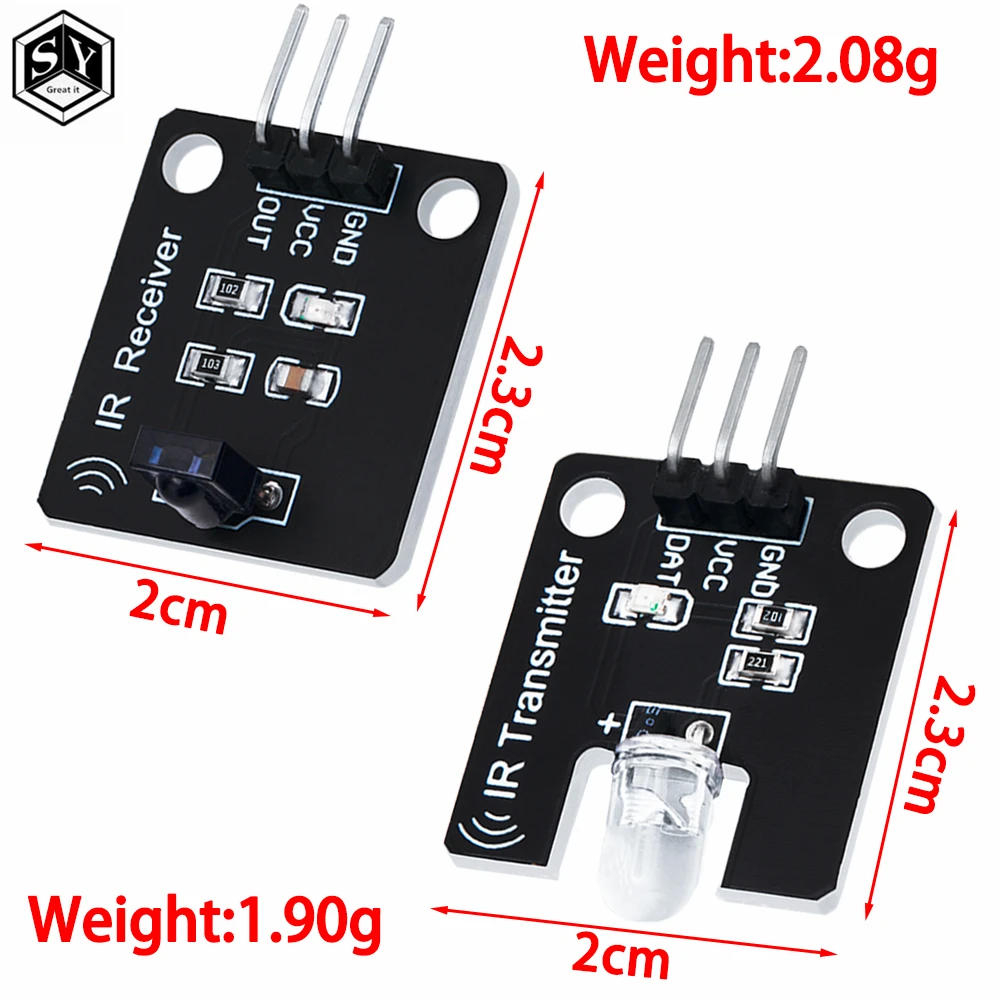 DIGITALES 38 KHZ IR INFRAROT SENDERMODUL IR SENSORMODUL für Arduino DE EUR 2,40   DE