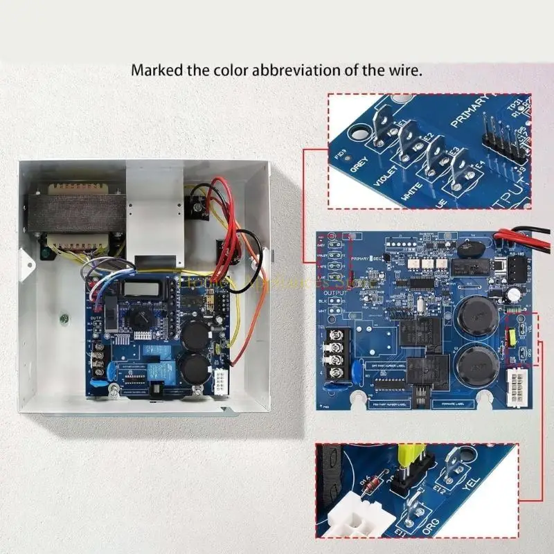 D0AB POOTH الكلورورينور لوحة الدوائر الرئيسية تجمع كلورورين جزء من الملمس البلاستيكي لوحة بلاستيكية مثالية لأنظمة الملح #5