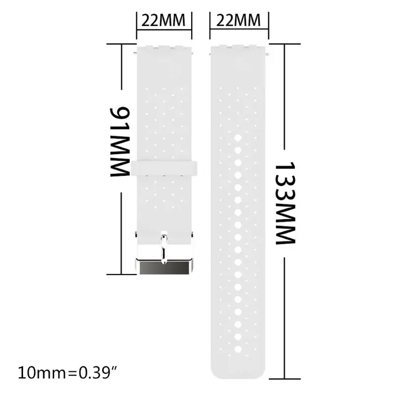 Para para reloj M reloj silicona correa resistente desgaste pulsera Brac