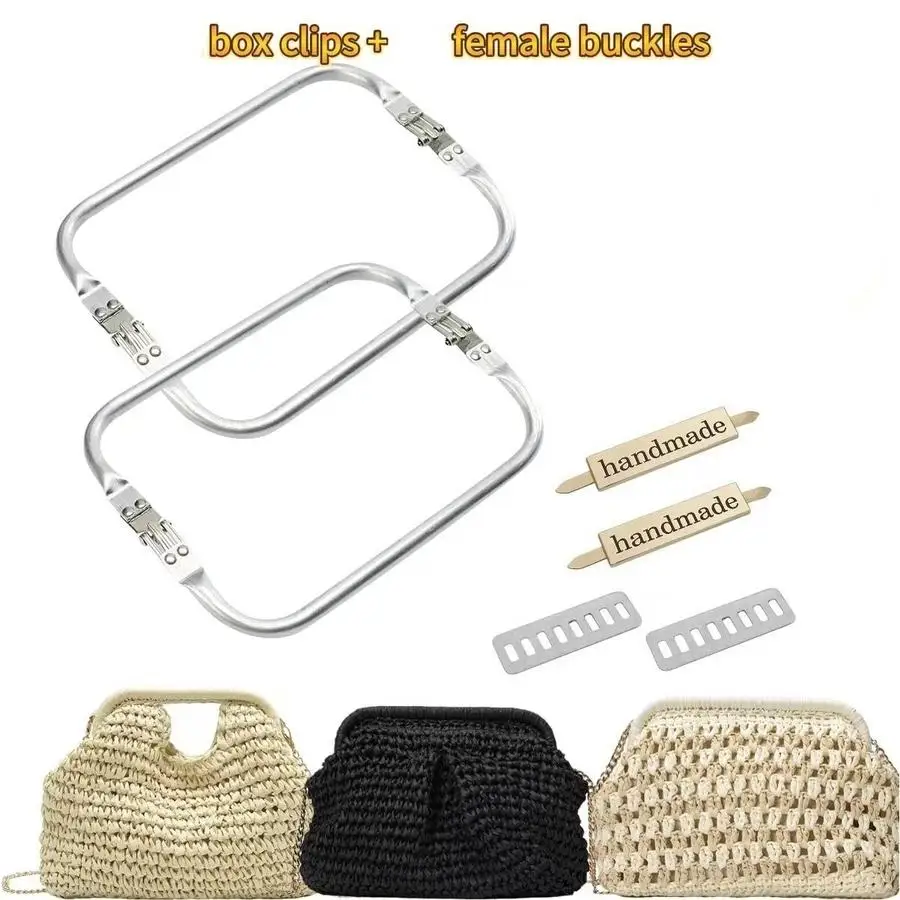 1/5/10/20/50/100pcs Set = 2 Bag Frame Clips + 5.08 cmHandmade