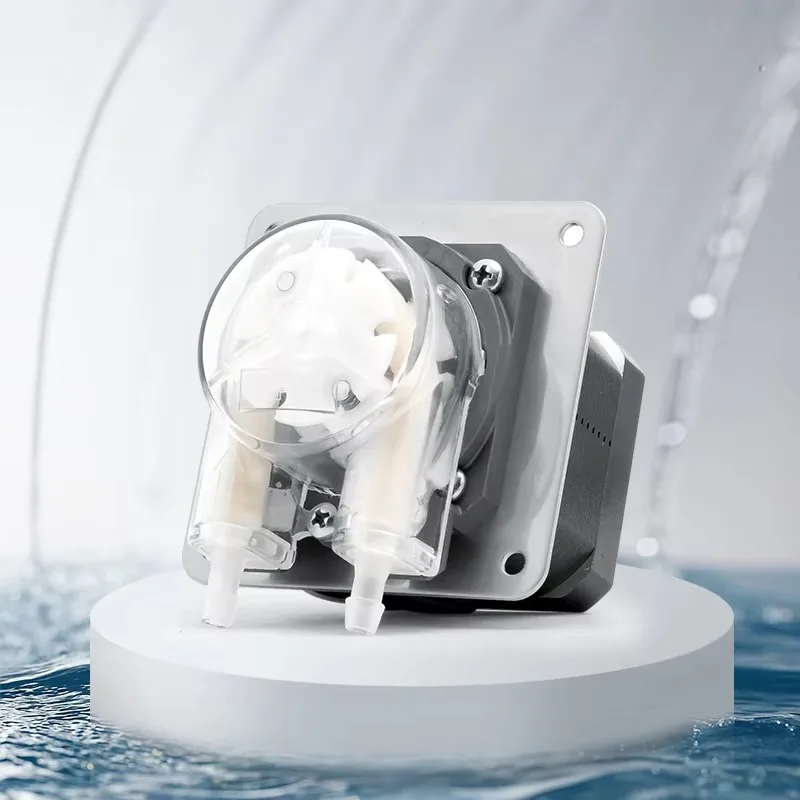 Mini Peristaltic Pump 24V High Precision Stepper Motor Pulse Drive Metering Dosing Pump