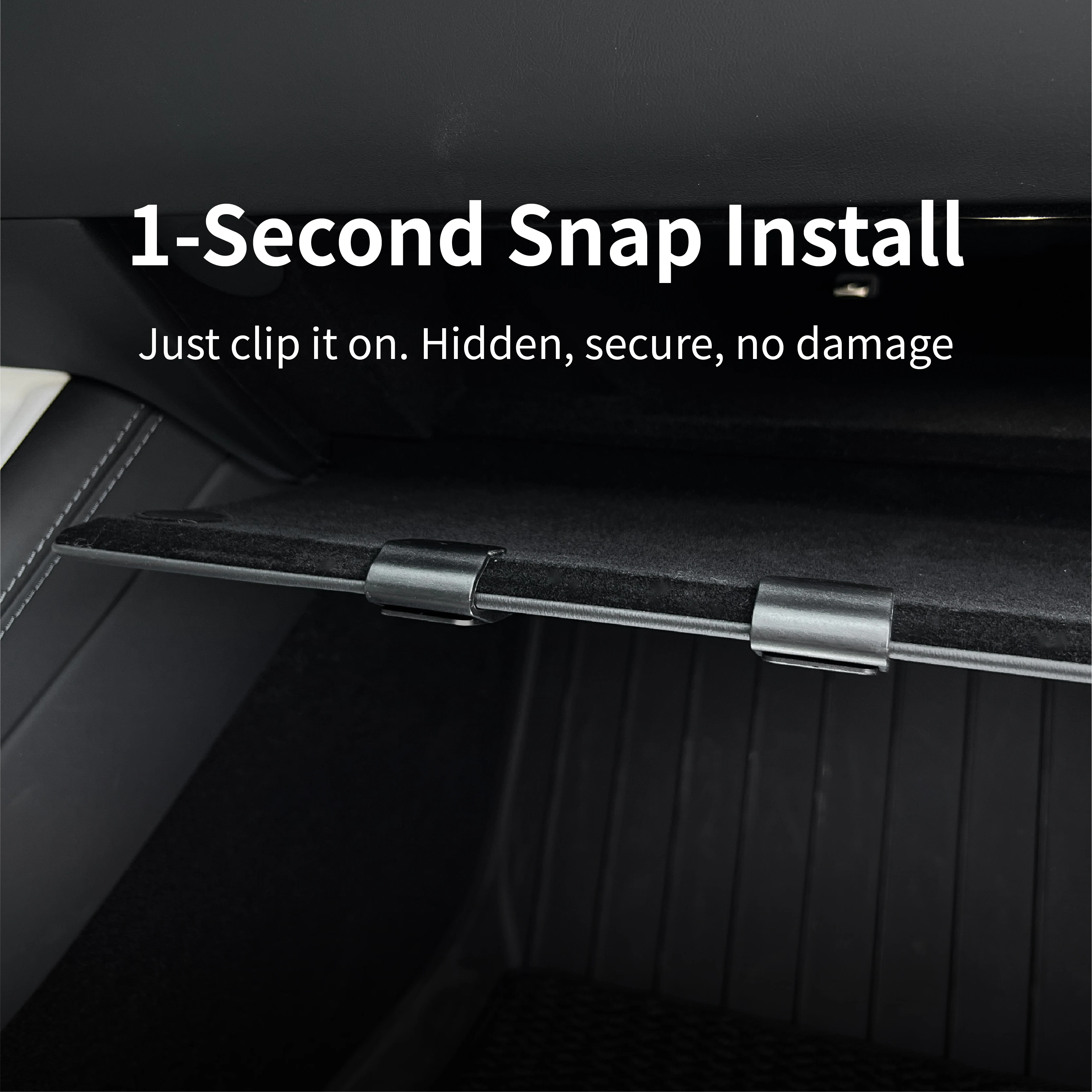 For New Tesla Model 3/Y/YL Highland Juniper 2025 2026 Glove Box Car Hooks ABS Storage Holder Glove Box Hidden Hook Clip