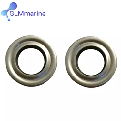 2Pcs Propeller Shaft Seal 0321787 for Johnson Evinrude Outboard 14HP 25HP 28HP 1981-1996 Engine 777566 Replacement 86190 18-2031