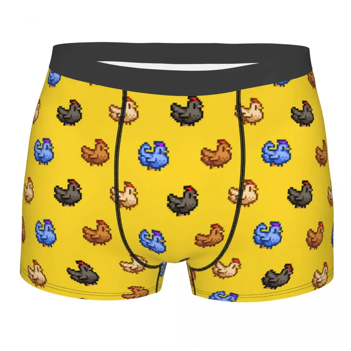 

Custom Funny Stardew Valleys Farm Animals Pattern Boxers Shorts Panties Male Underpants Stretch Briefs Underwear