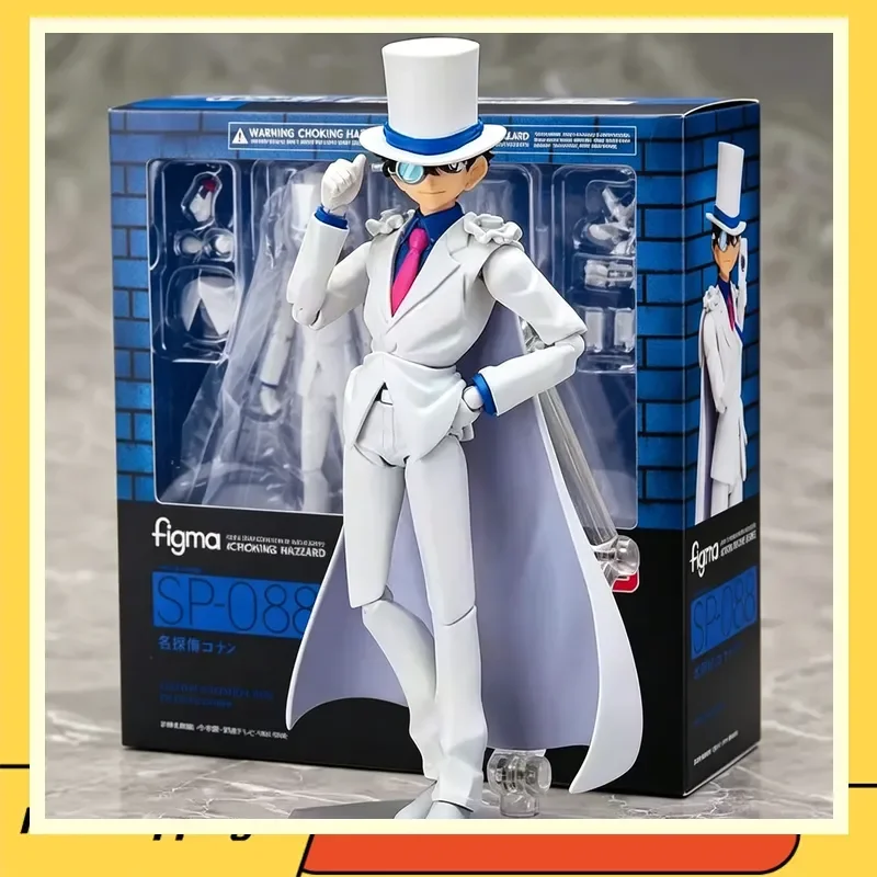 

Коллекционная аниме-фигурка Детектив Конан SP-088 Figma Kid, подвижная, 14 см, ПВХ-модель с аксессуарами и подставкой, подарок