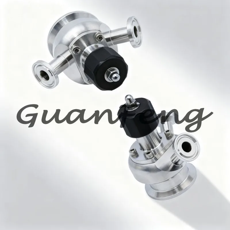 Stainless Steel Sanitary Aseptic Sampling Valve DN6-DN15 with PTFE Seal Food and Beverage Biotechnology Sampling Applications