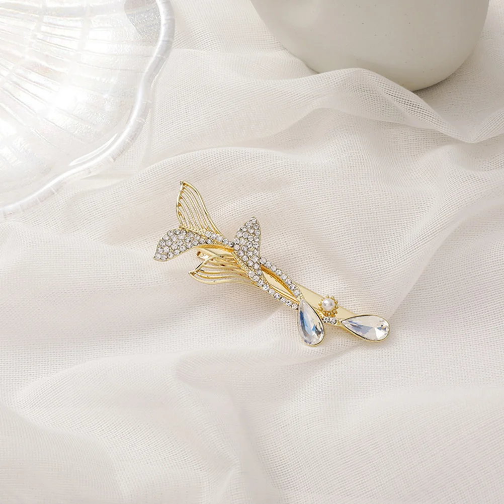 

Alloy Hairpins Women Side Clamp Spring Hair Accessories Fashion Crystal Hair Clips Spring Hairpins Hairpin Accessories