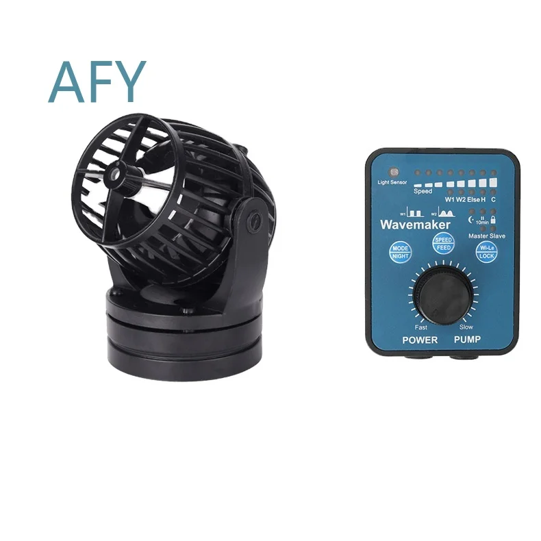 Quiet DC 24V Aquarium Wave Maker Pump for Marine Aquarium Cross Flow Circulation Pump for Fish Tank Water Movement and