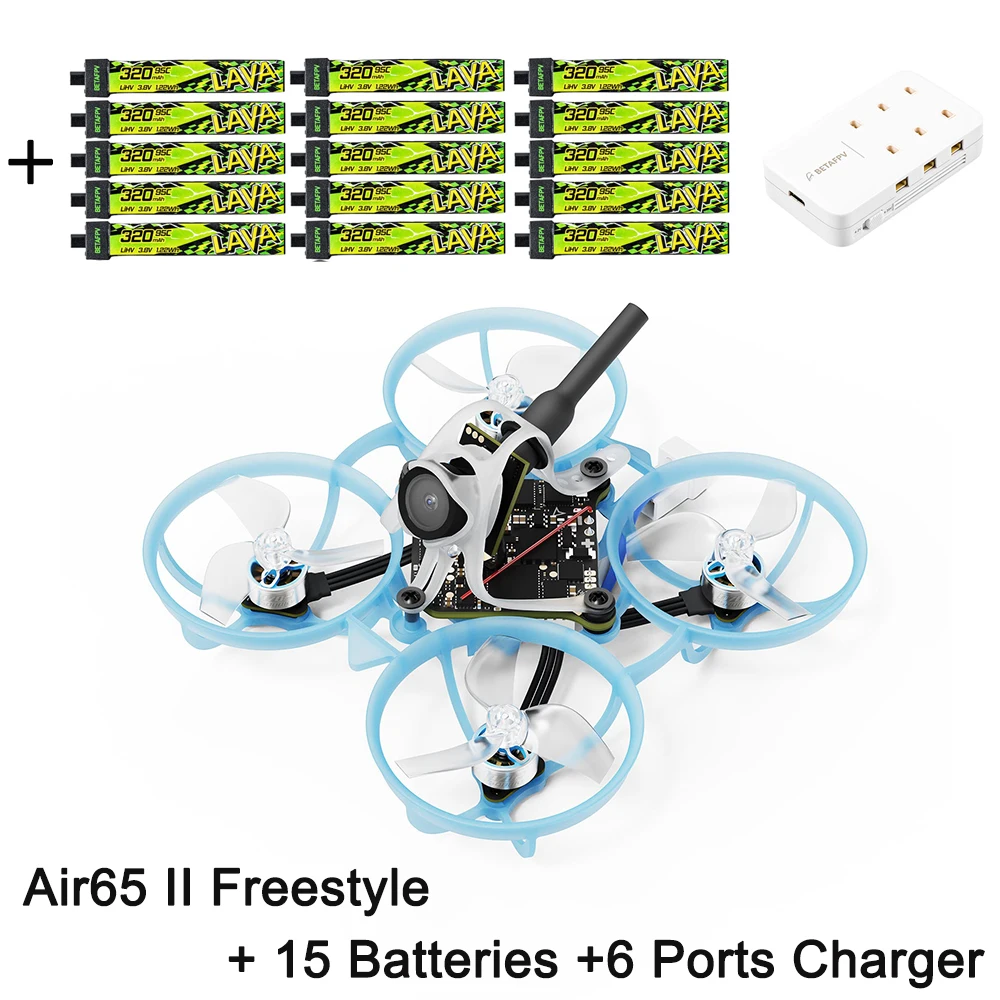 BETAFPV 2026 Air65 II ELRS 2.4G borstelloze Whoop Quadcopter Champion Racing Freestyle 1S RC Drone met LavaⅡ320mAh 1S95C batterij