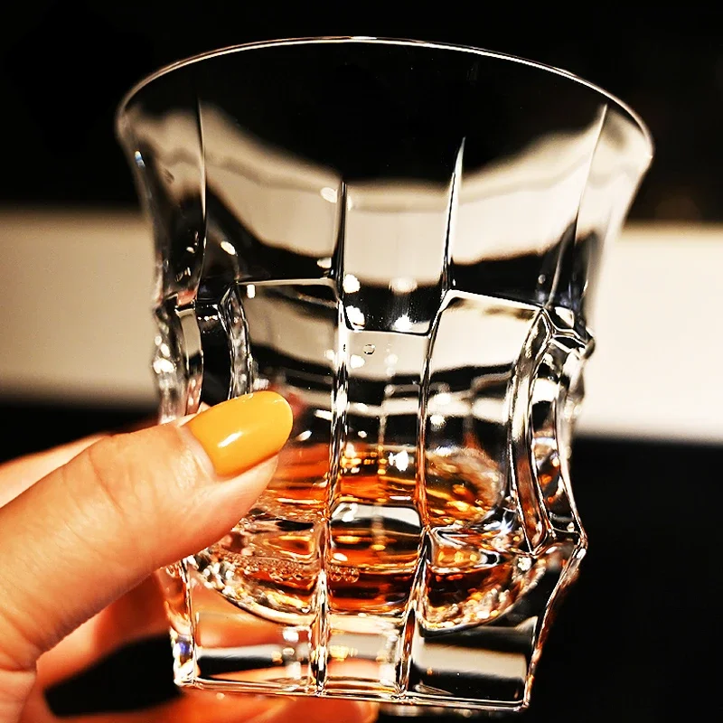 Household Bohemia Crystal Whiskey Glass Red Wine Cups Beer Cup Wine Bottle Wine Set for Bar Tool Barware Glass Crystal Water Cup