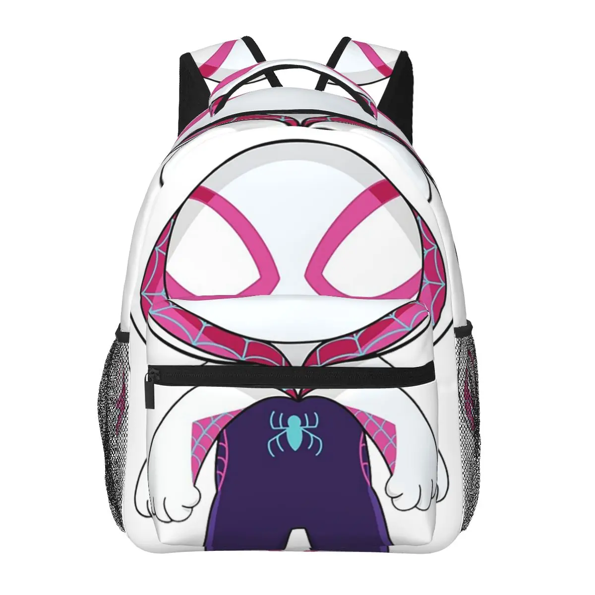 Sac à dos Spider mesurost pour enfants, sac à dos Grl Pwr, sac à livres pour garçons et filles, sac d'école pour étudiants, sac à dos de dessin animé pour enfants, sac initié, bébé Spidey Girl, mignon