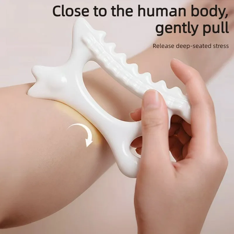 Body Shaping Non Ceramic Facial Muscle Pulling Eye Acupoint Massage Stick Body Sculpture Meridian Brush Stomach Pushing Scraper