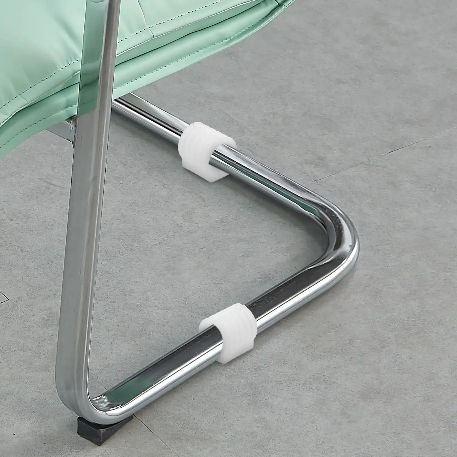 

10Pcs U Shaped Chair Glides Plastic Caps Protect Floors Furniture Legs Chair Foot Covers for Sled Base Chairs Durable Non Slip