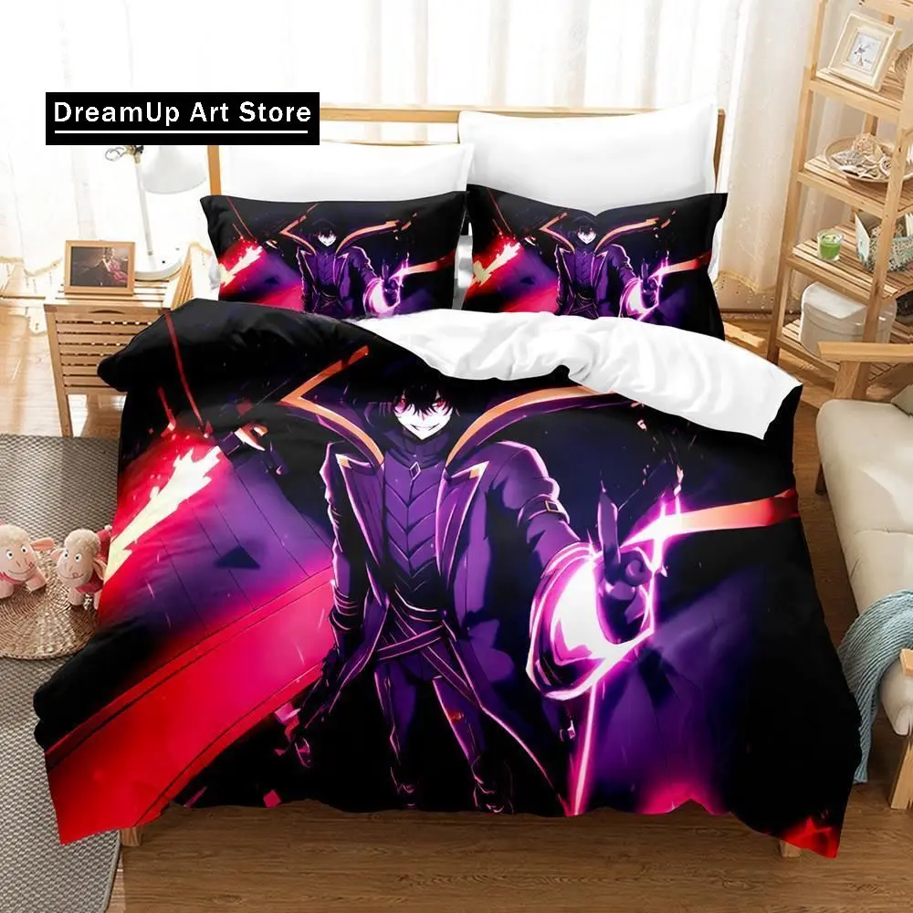 The Eminence in Shadow Cid Kagenou Bedding Set Cartoon Anime three-piece set Adult Kid Bedroom Duvet cover Sets Home Textiles