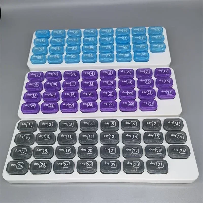 21/31 Grids Pill Box Case Container Organizer Travel Pill Case Storage Box One Month Pill Container Medicine Dispenser Tablet