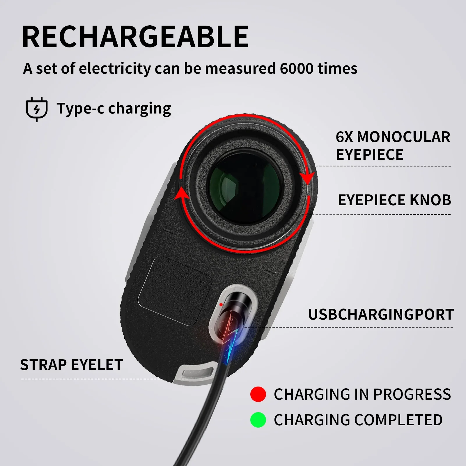 LONGSHUO الاهتزاز جولف Rangefinder الصيد المدى مكتشف المهنية يده الرقمية مقياس مسافات المدى مكتشف الصيد
