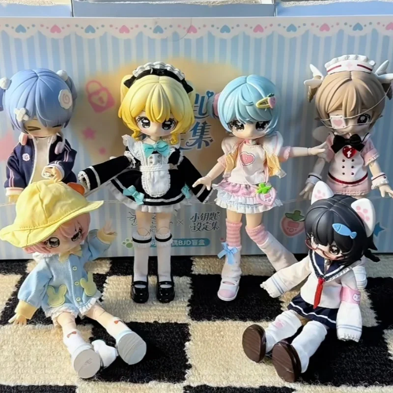 

Unopened Door Little Key 1/12 Posable Bjd Action Figure Blind Box Collectible Anime Dolls Gift For Anime Fans And Toy Collectors