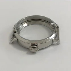 46mm 316L Stainless Steel Watch Cases Polishing Fit ETA6497/6498 ST3600/3621 Movement Assembly Parts BK87-22
