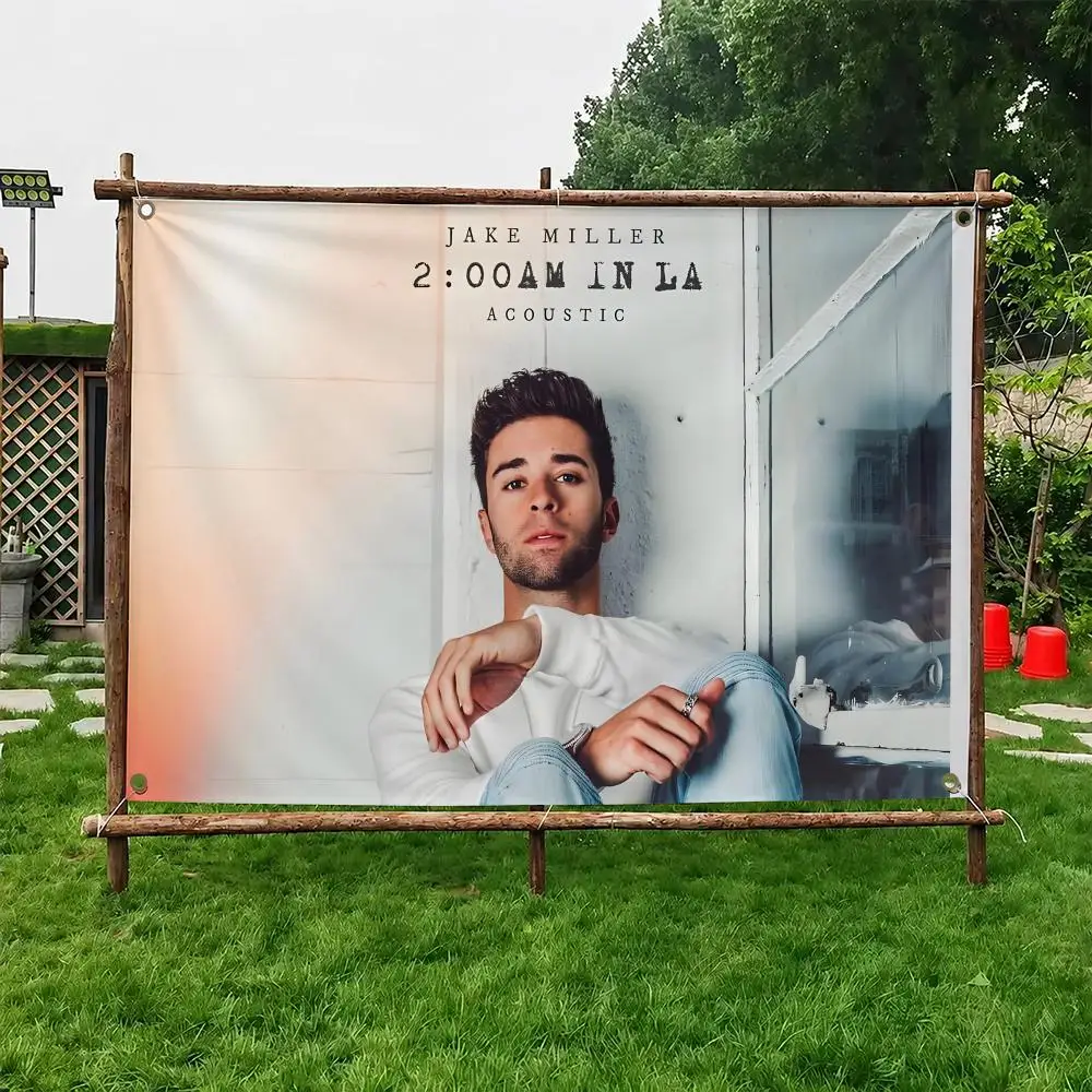 Jake Miller Singer Flags Flag Soft skin-friendly Durable Tapestry Outdoor party Home living room bedroom Decoration
