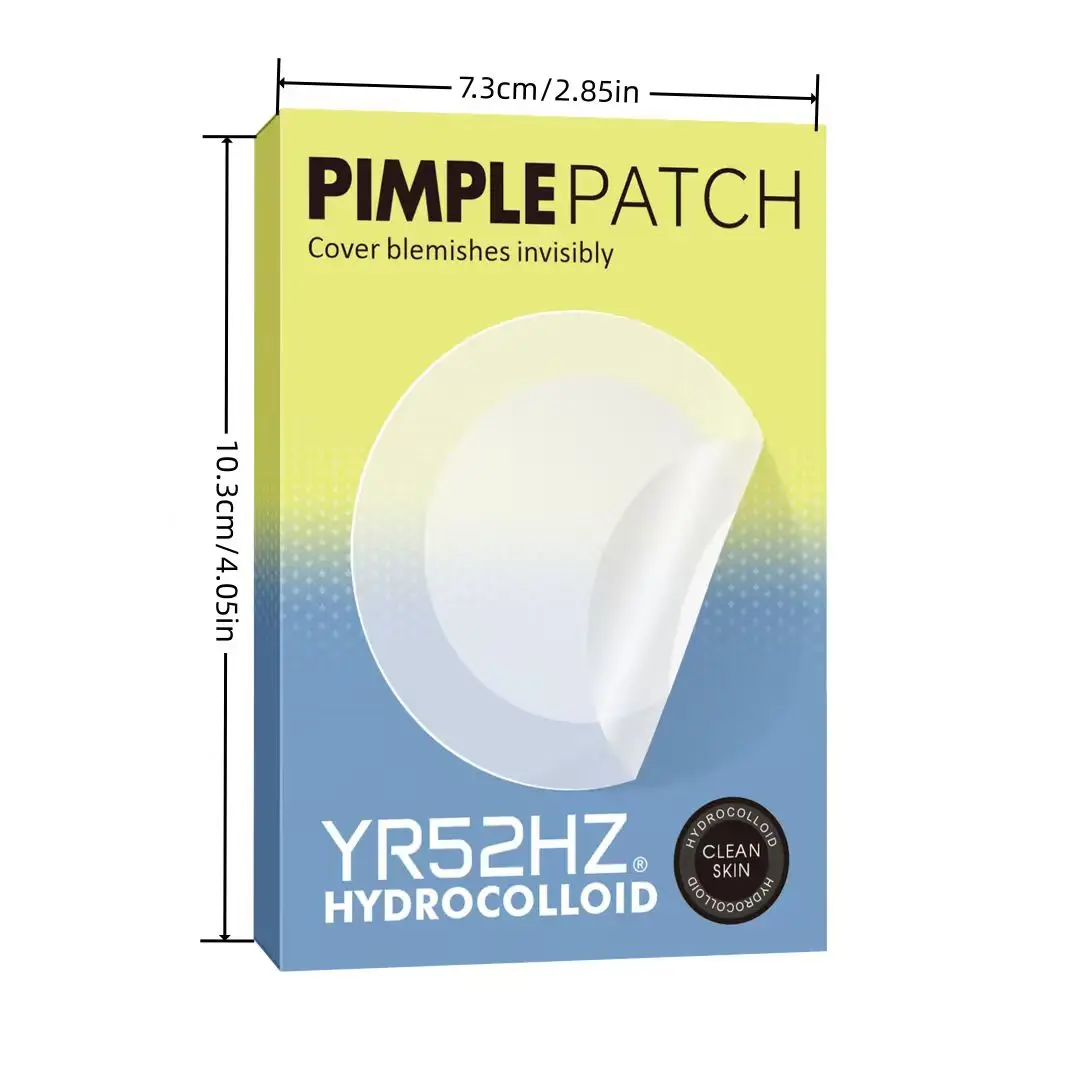 360pcs Hydrocolloid Acne Patches - Absorb Pus & Oil, Reduce Redness, Invisible Fit for All-Day Wear.