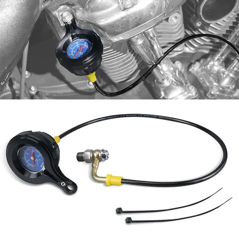 할리 스트리트 글라이드 FLHX 스페셜 FLHXS 2017-2024 오일 압력 게이지 키트 (로드 킹 일렉트라 글라이드 울트라 리미티드 트라이 글라이드 용)