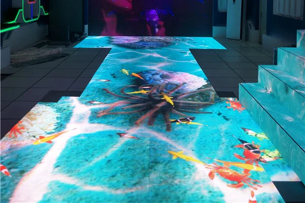 P3.91 Interactive Digital Tile Wall For Dance Game Video Stage Dance Floor Stand Led Wall Panels Screen DisplayInteractive LED F